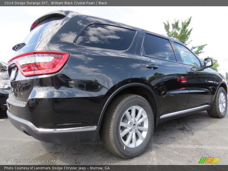 Brilliant Black Crystal Pearl / Black 2014 Dodge Durango SXT