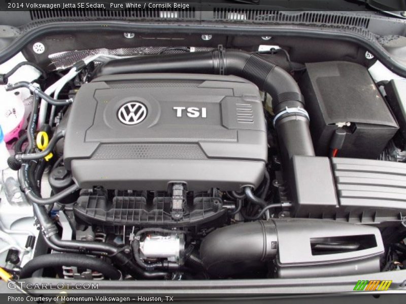 Pure White / Cornsilk Beige 2014 Volkswagen Jetta SE Sedan