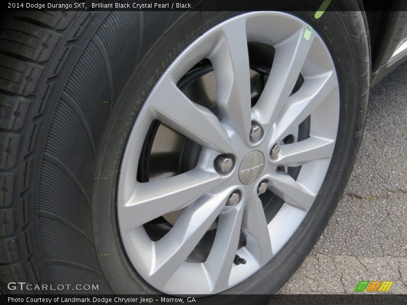 Brilliant Black Crystal Pearl / Black 2014 Dodge Durango SXT