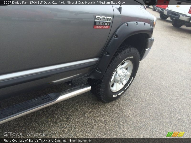 Mineral Gray Metallic / Medium Slate Gray 2007 Dodge Ram 2500 SLT Quad Cab 4x4