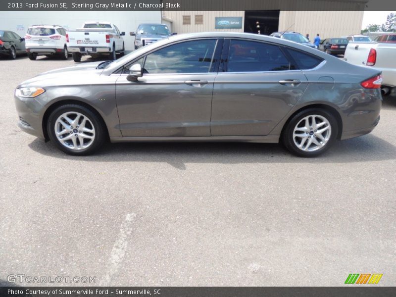 Sterling Gray Metallic / Charcoal Black 2013 Ford Fusion SE