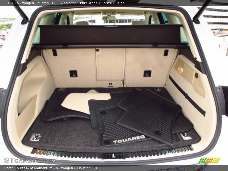 Pure White / Cornsilk Beige 2014 Volkswagen Touareg TDI Lux 4Motion
