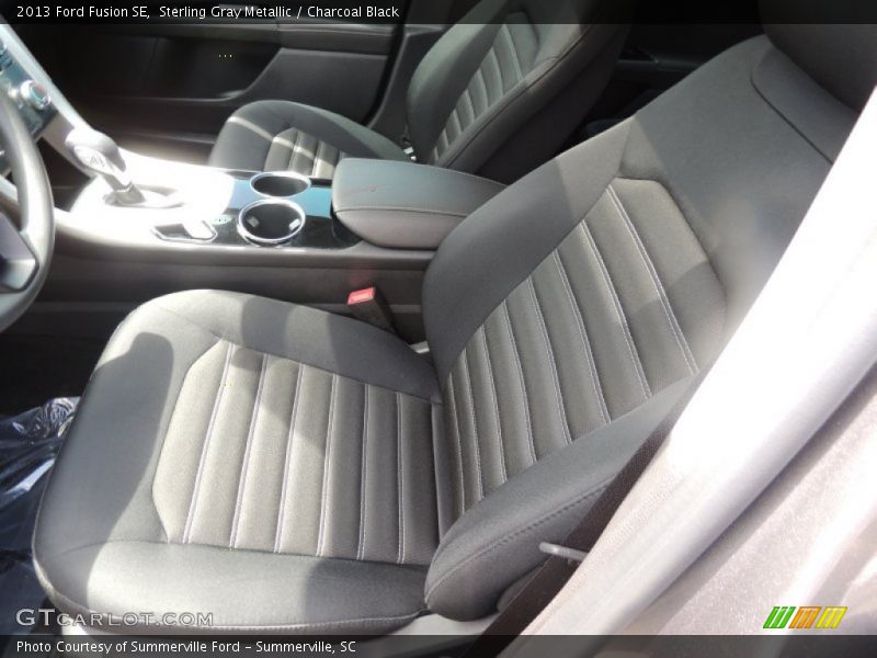 Sterling Gray Metallic / Charcoal Black 2013 Ford Fusion SE