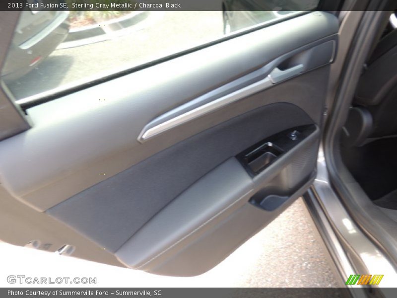 Sterling Gray Metallic / Charcoal Black 2013 Ford Fusion SE
