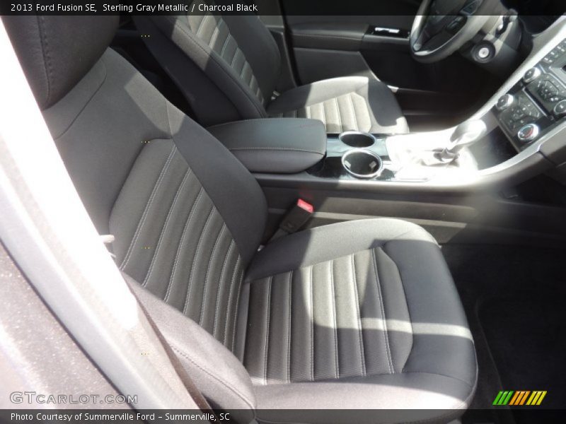 Sterling Gray Metallic / Charcoal Black 2013 Ford Fusion SE