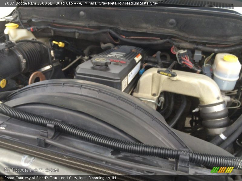 Mineral Gray Metallic / Medium Slate Gray 2007 Dodge Ram 2500 SLT Quad Cab 4x4
