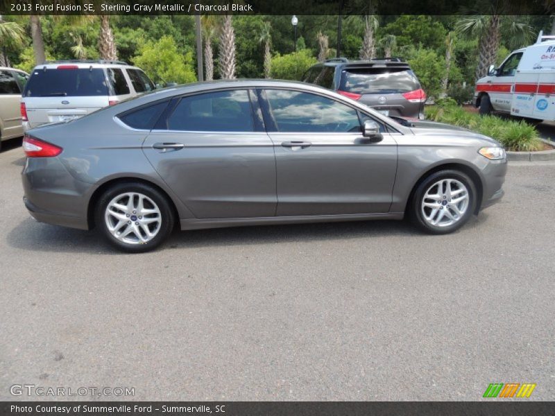 Sterling Gray Metallic / Charcoal Black 2013 Ford Fusion SE