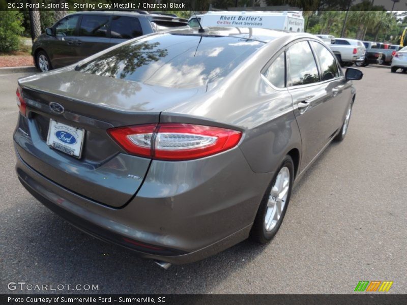 Sterling Gray Metallic / Charcoal Black 2013 Ford Fusion SE
