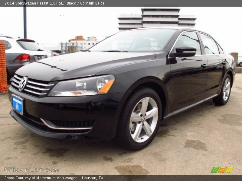 Black / Cornsilk Beige 2014 Volkswagen Passat 1.8T SE