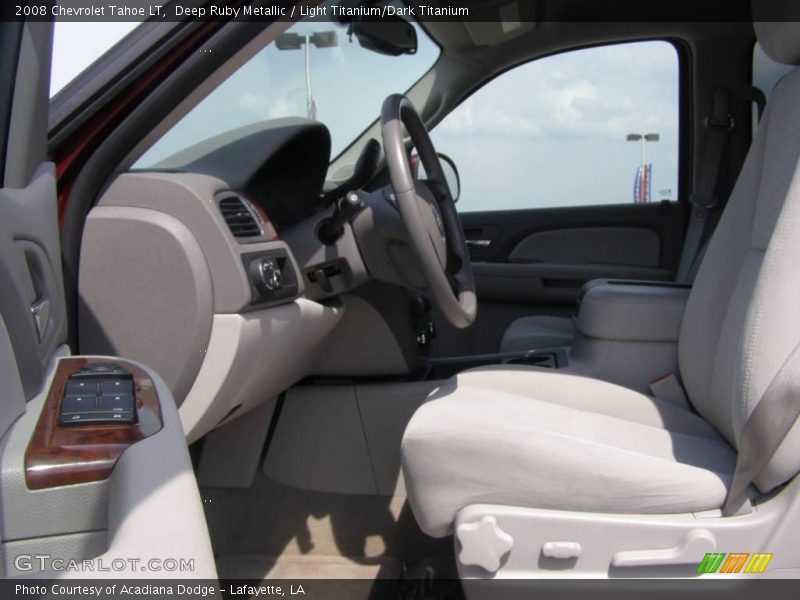 Deep Ruby Metallic / Light Titanium/Dark Titanium 2008 Chevrolet Tahoe LT