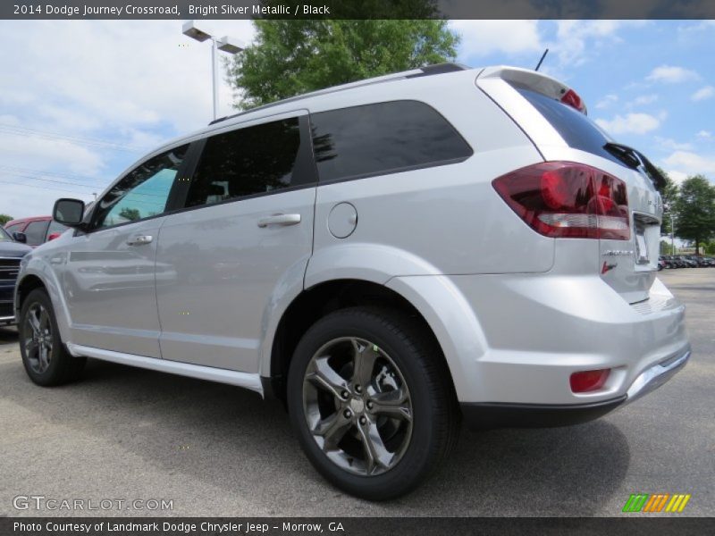 Bright Silver Metallic / Black 2014 Dodge Journey Crossroad
