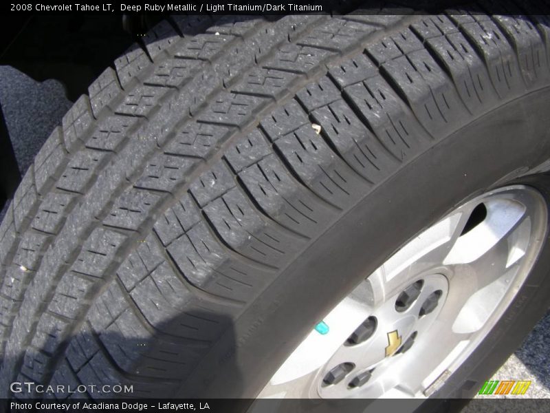 Deep Ruby Metallic / Light Titanium/Dark Titanium 2008 Chevrolet Tahoe LT