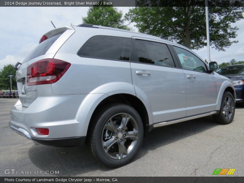 Bright Silver Metallic / Black 2014 Dodge Journey Crossroad