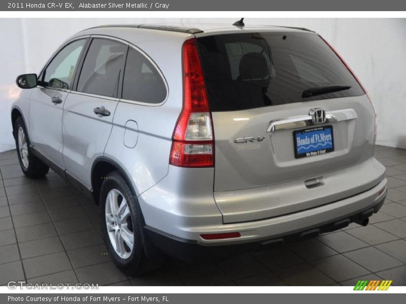 Alabaster Silver Metallic / Gray 2011 Honda CR-V EX