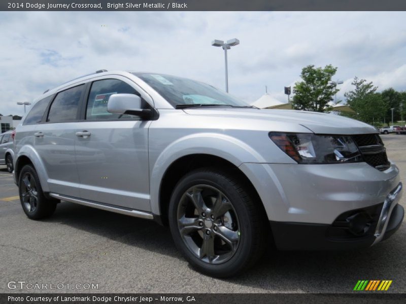 Bright Silver Metallic / Black 2014 Dodge Journey Crossroad
