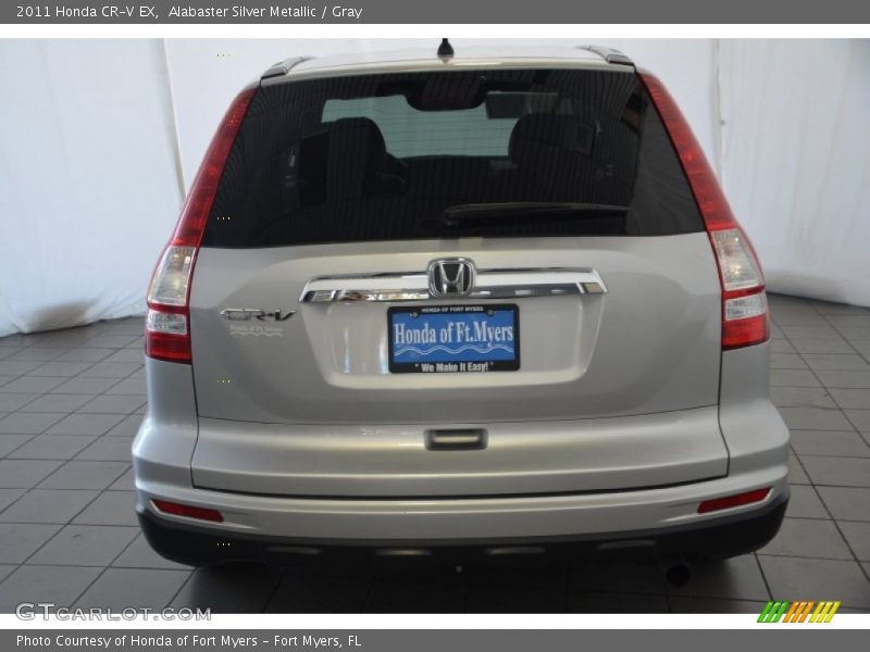 Alabaster Silver Metallic / Gray 2011 Honda CR-V EX