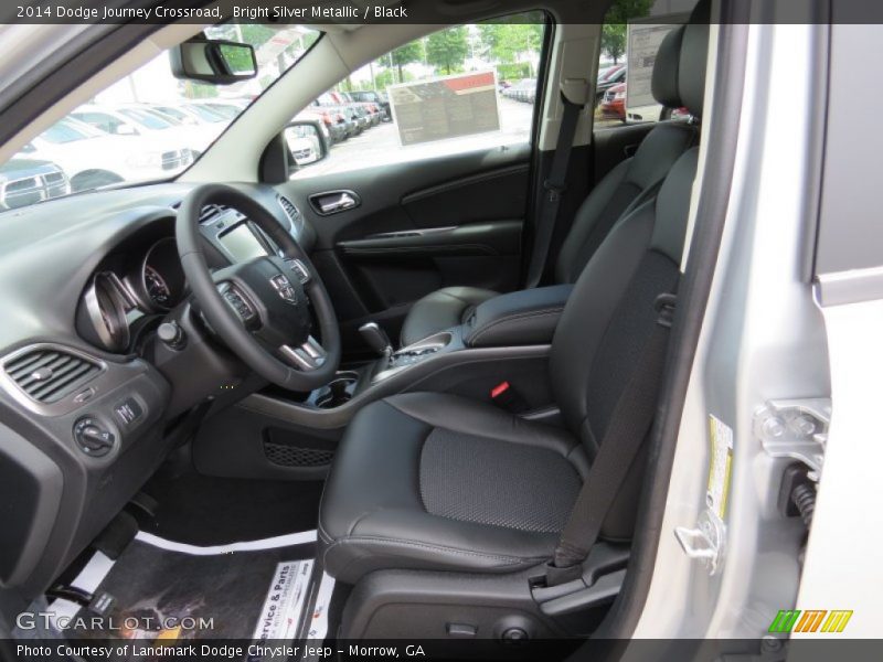 Bright Silver Metallic / Black 2014 Dodge Journey Crossroad