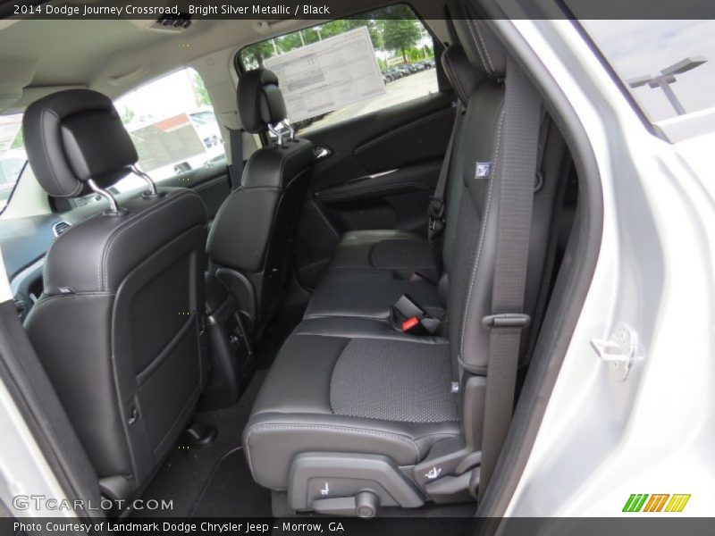 Bright Silver Metallic / Black 2014 Dodge Journey Crossroad