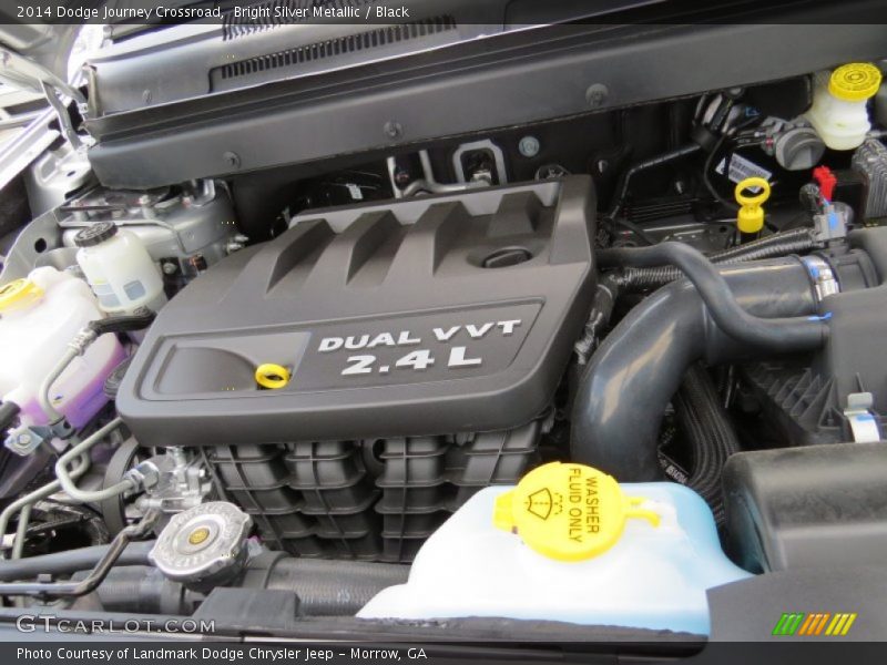 Bright Silver Metallic / Black 2014 Dodge Journey Crossroad