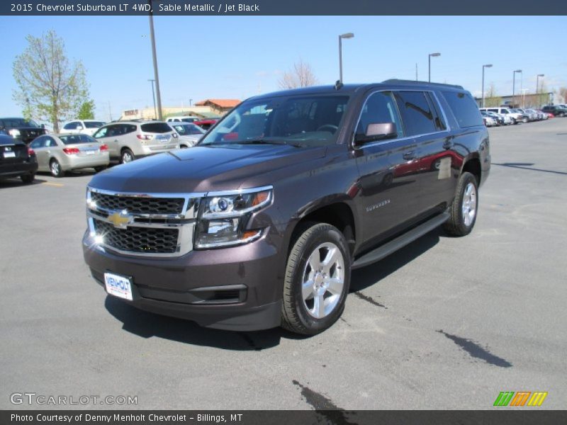 Sable Metallic / Jet Black 2015 Chevrolet Suburban LT 4WD