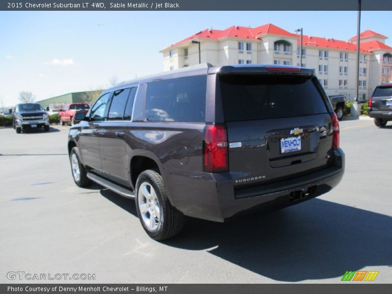 Sable Metallic / Jet Black 2015 Chevrolet Suburban LT 4WD