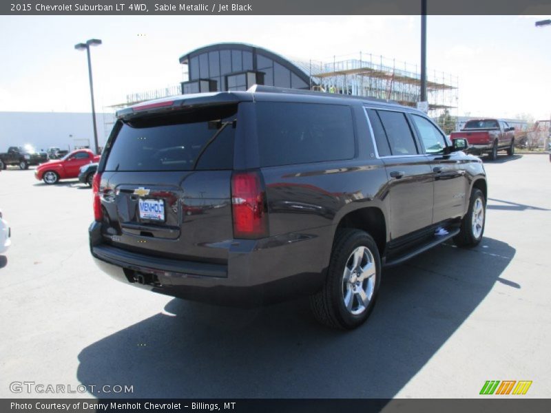 Sable Metallic / Jet Black 2015 Chevrolet Suburban LT 4WD