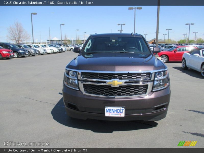 Sable Metallic / Jet Black 2015 Chevrolet Suburban LT 4WD