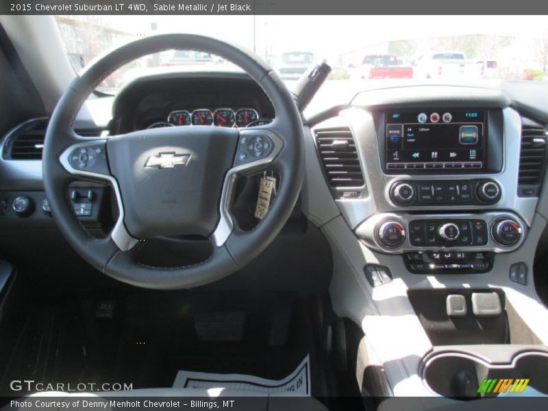 Sable Metallic / Jet Black 2015 Chevrolet Suburban LT 4WD
