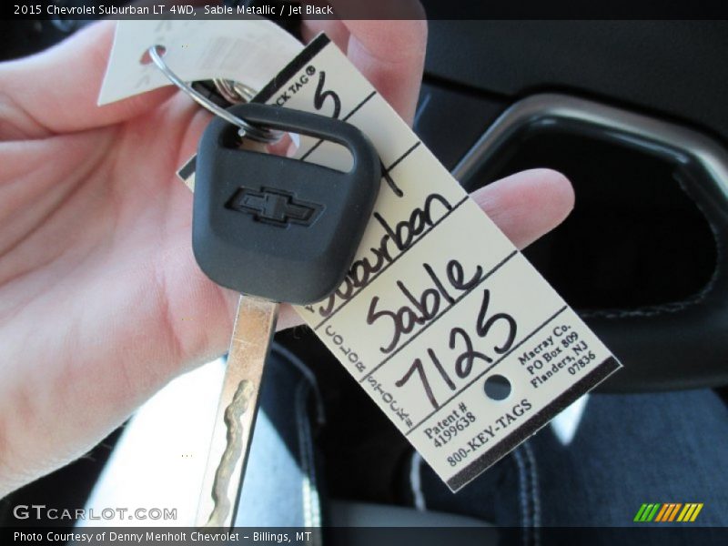 Sable Metallic / Jet Black 2015 Chevrolet Suburban LT 4WD