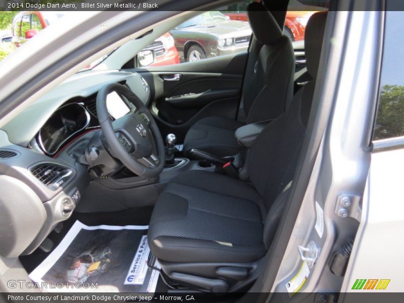 Billet Silver Metallic / Black 2014 Dodge Dart Aero