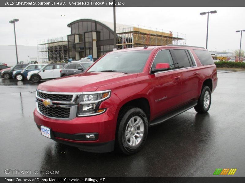 Crystal Red Tintcoat / Jet Black 2015 Chevrolet Suburban LT 4WD