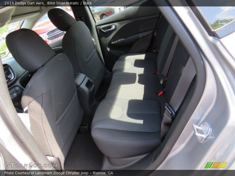 Billet Silver Metallic / Black 2014 Dodge Dart Aero