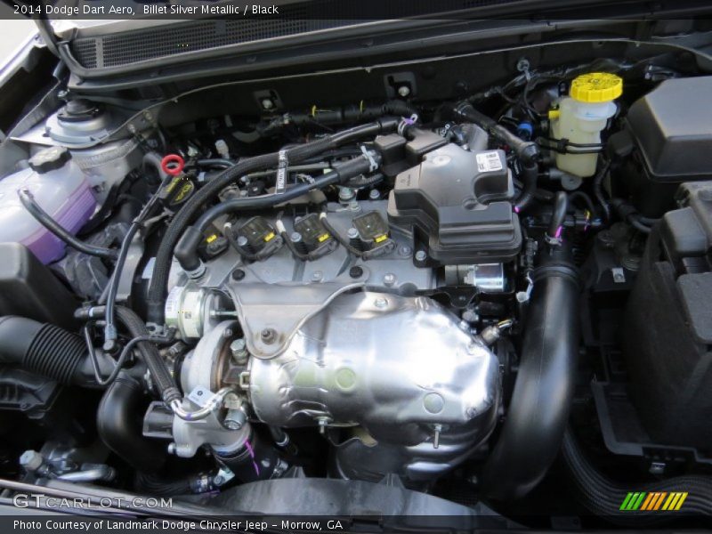 Billet Silver Metallic / Black 2014 Dodge Dart Aero