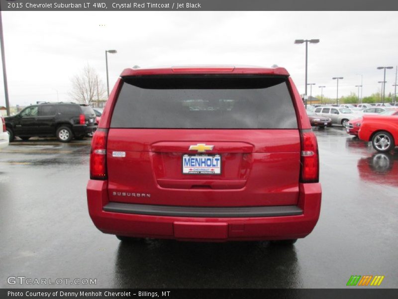 Crystal Red Tintcoat / Jet Black 2015 Chevrolet Suburban LT 4WD
