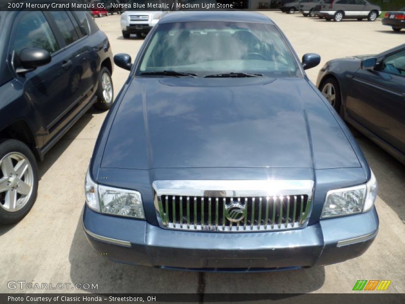 Norsea Blue Metallic / Medium Light Stone 2007 Mercury Grand Marquis GS