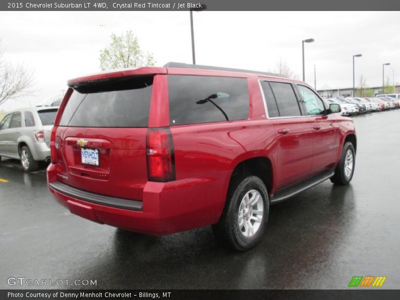 Crystal Red Tintcoat / Jet Black 2015 Chevrolet Suburban LT 4WD