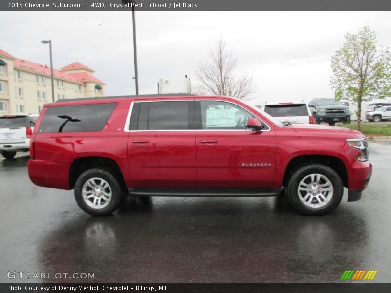 Crystal Red Tintcoat / Jet Black 2015 Chevrolet Suburban LT 4WD