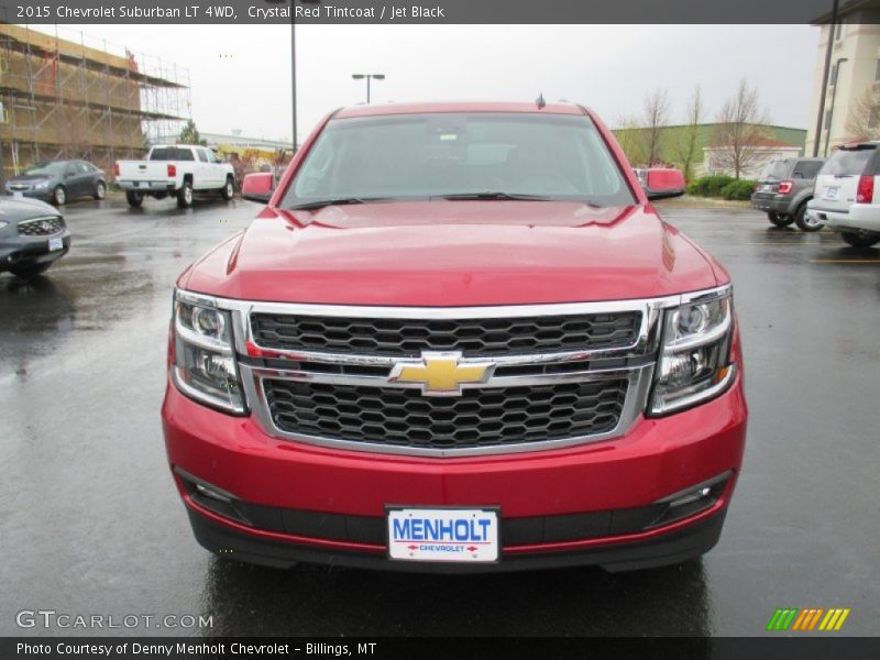Crystal Red Tintcoat / Jet Black 2015 Chevrolet Suburban LT 4WD