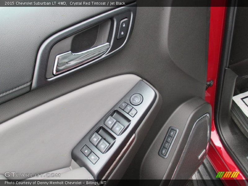 Crystal Red Tintcoat / Jet Black 2015 Chevrolet Suburban LT 4WD