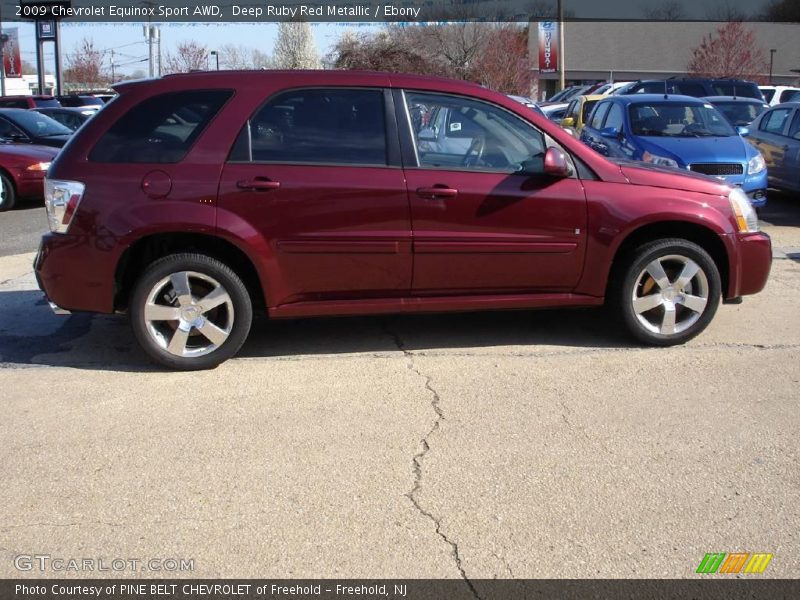 Deep Ruby Red Metallic / Ebony 2009 Chevrolet Equinox Sport AWD