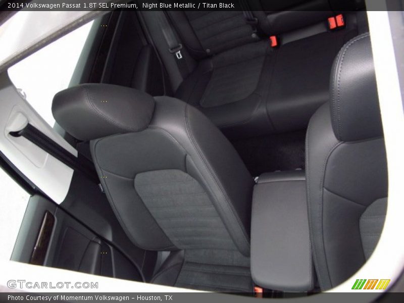 Night Blue Metallic / Titan Black 2014 Volkswagen Passat 1.8T SEL Premium