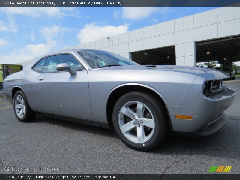 Billet Silver Metallic / Dark Slate Gray 2014 Dodge Challenger SXT