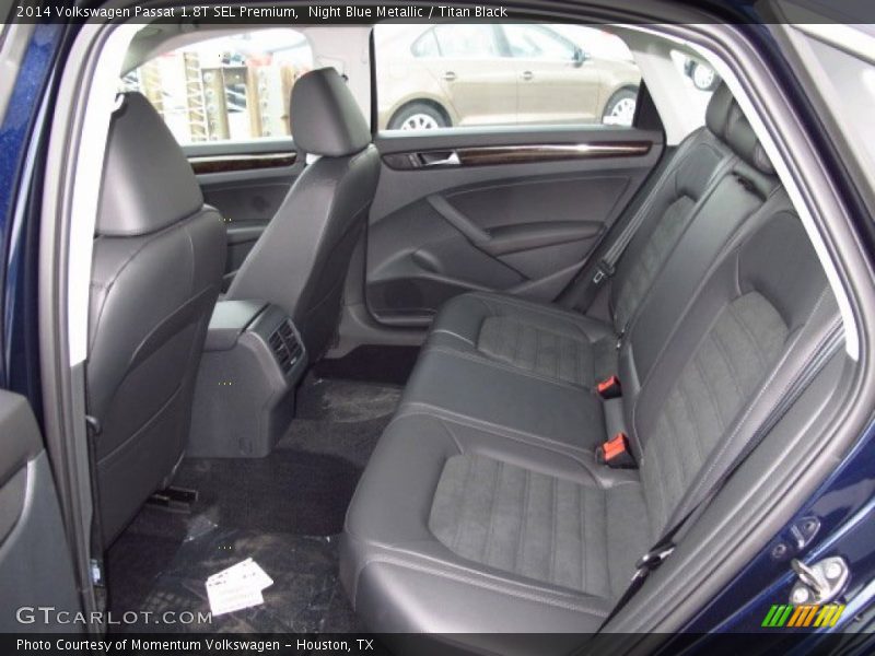 Night Blue Metallic / Titan Black 2014 Volkswagen Passat 1.8T SEL Premium