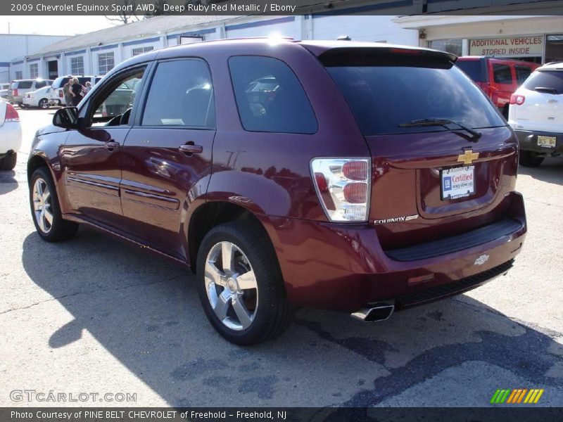 Deep Ruby Red Metallic / Ebony 2009 Chevrolet Equinox Sport AWD