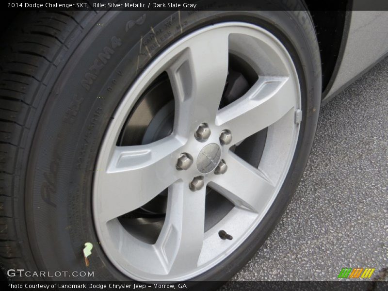 Billet Silver Metallic / Dark Slate Gray 2014 Dodge Challenger SXT
