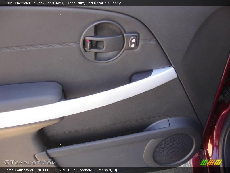 Deep Ruby Red Metallic / Ebony 2009 Chevrolet Equinox Sport AWD