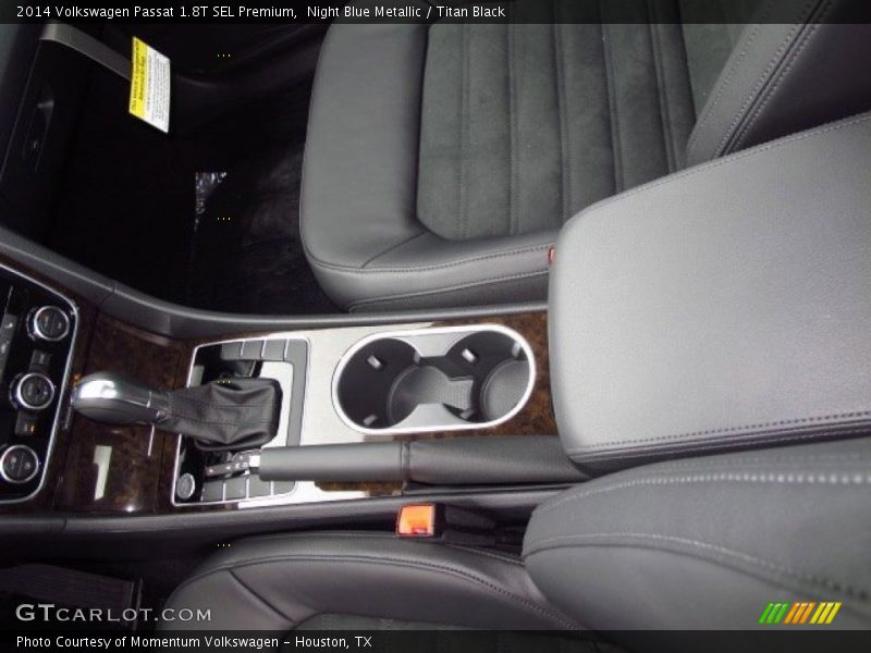 Night Blue Metallic / Titan Black 2014 Volkswagen Passat 1.8T SEL Premium