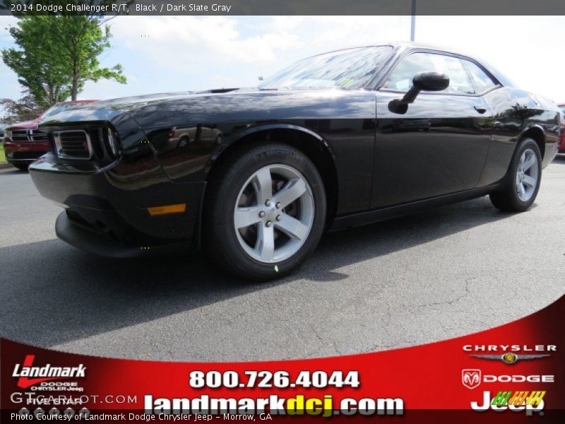 Black / Dark Slate Gray 2014 Dodge Challenger R/T