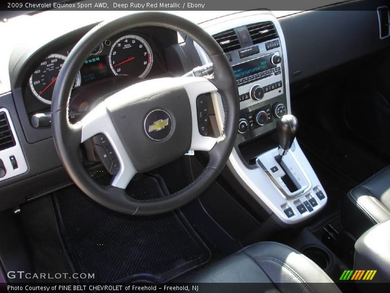 Deep Ruby Red Metallic / Ebony 2009 Chevrolet Equinox Sport AWD