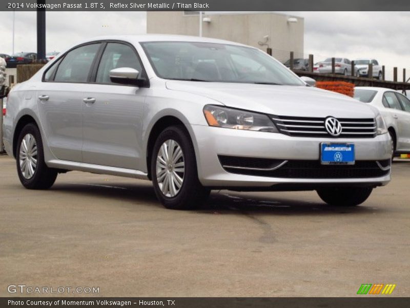 Reflex Silver Metallic / Titan Black 2014 Volkswagen Passat 1.8T S